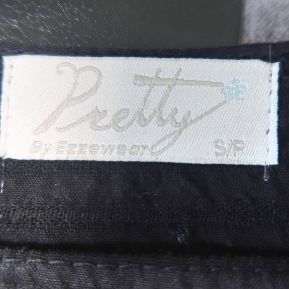 Pretty by Ezzewear Black Top With Beads Design SM - Picture 4 of 5